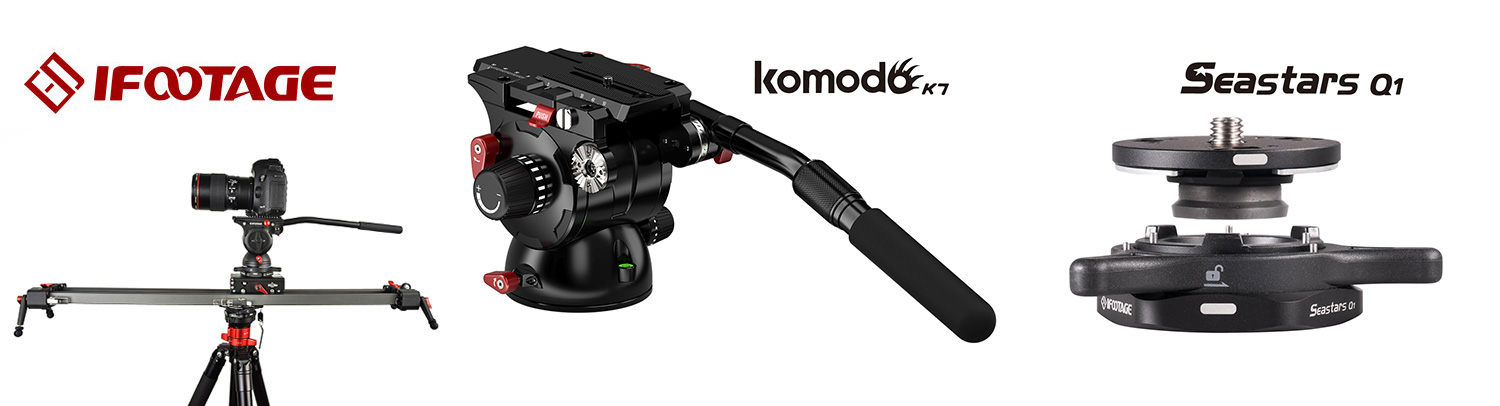 【新製品】IFOOTAGE komodo K7,Seastars Q1 発売のご案内